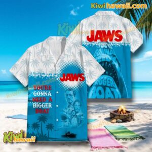 Jaws You Are Gonna Need A Bigger Boat Summer Hawaiian Shirt TKEzaoI