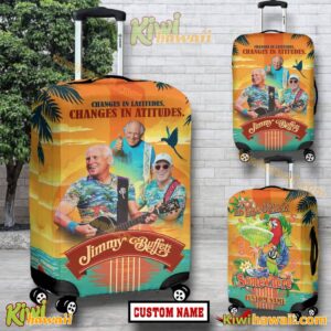 Jimmy Buffett Changes In Latitudes Changes In Attitudes Personalized Luggage Cover fX1ICxB