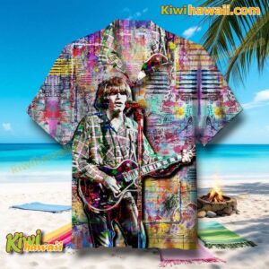 John Fogerty Creedence Clearwater Revival Tribute Hawaiian Shirt 20qJE5f