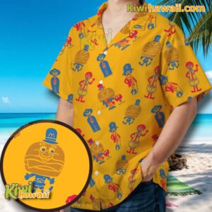 Mcdonaldland Lineup Hawaiian Shirt vzJxabL