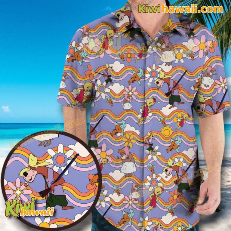The Hillbilly Bears Hawaiian Shirt kW2Y0VT