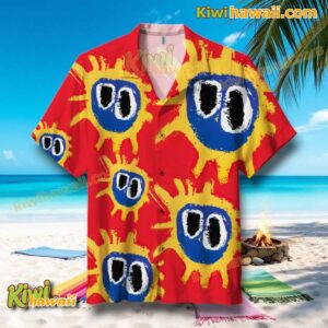 Primal Scream Screamadelica Album Cover Hawaiian Shirt KcmwNyj