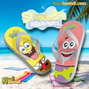 Spongebob Squarepants And Patrick Star Flip Flops 6cwRzW0