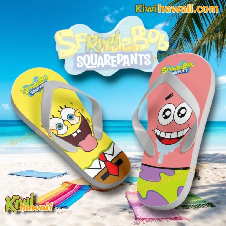 Spongebob Squarepants And Patrick Star Flip Flops 6cwRzW0