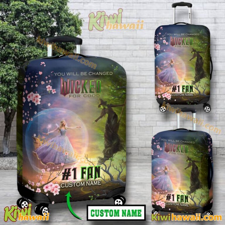 Wicked For Good Personalized Luggage Cover 3Uou9X6
