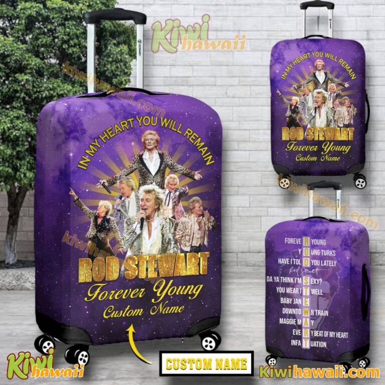 Rod Stewart Forever Young Personalized Luggage Cover s7Rtx9c