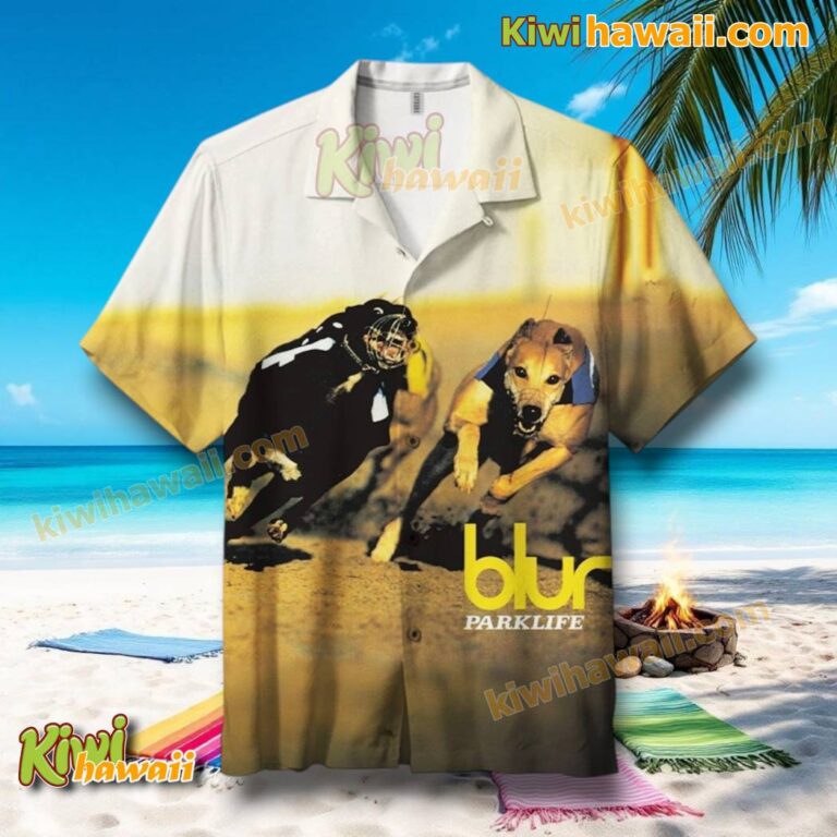 Blur Parklife Album Cover Album Cover Hawaiian Shirt 5aDLs3j