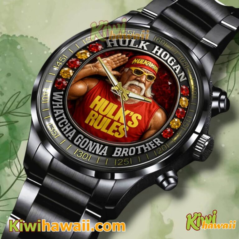 Hulk Hogan Whatcha Gonna Brother Stainless Steel Watch m194DaZ