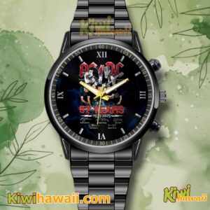 ACDC 52 Years 1973-2025 Stainless Steel Watch We4j0TM