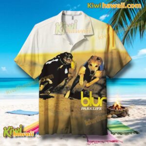 Blur Parklife Album Cover Album Cover Hawaiian Shirt 5aDLs3j