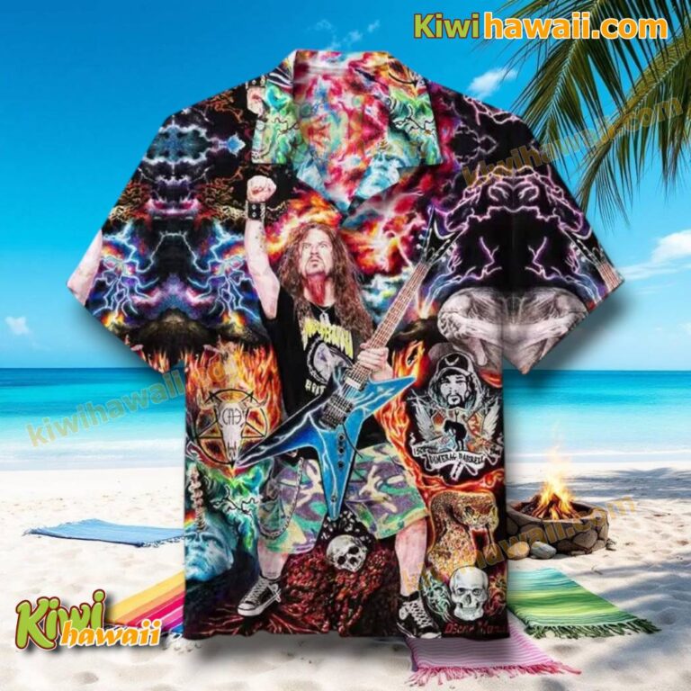 Dimebag Darrell Art Print Hawaiian Shirt Rn7dhYF