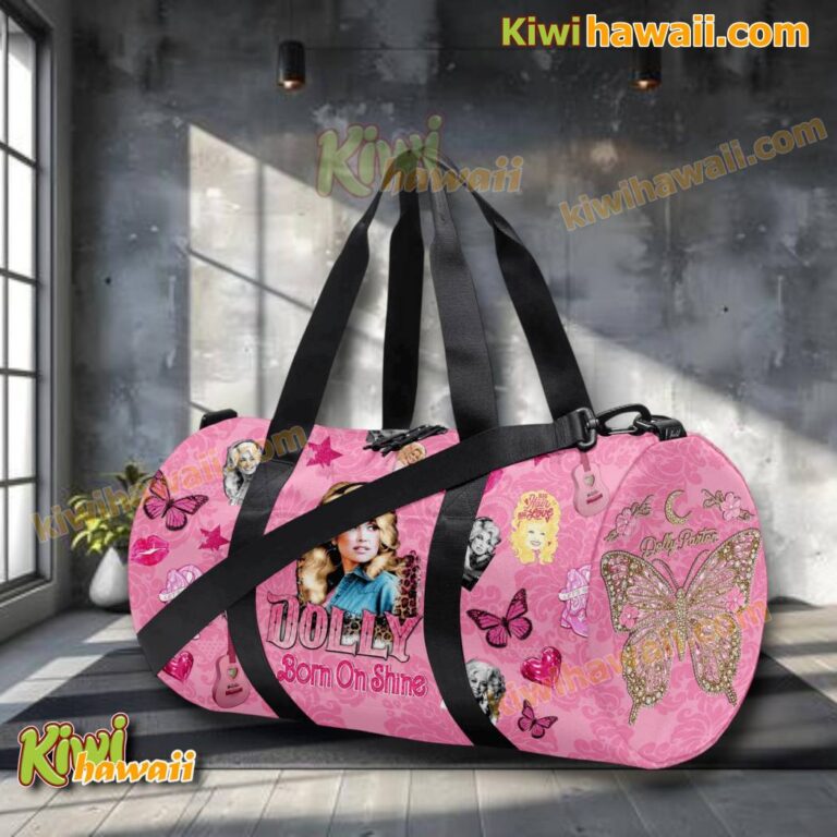 Dolly Parton Born On Shine Gym Bag KdtXl1a