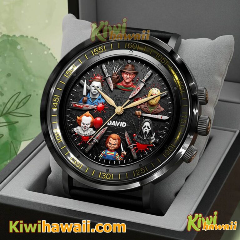 Horror Movies Characters Personalized Stainless Steel Watch ze5ONyR