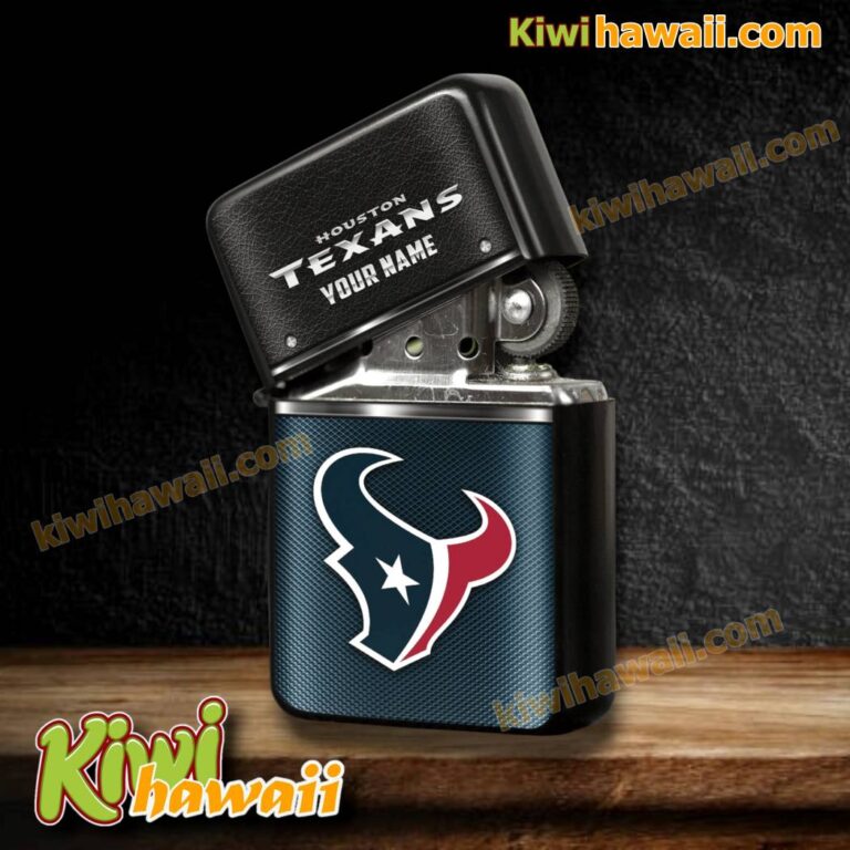 Houston Texans Logo Personalized Lighter Box UutS0xw