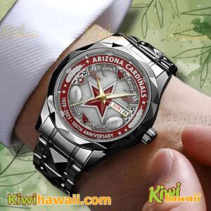 Arizona Cardinals 105th Anniversary 1920-2025 Stainless Steel Watch KvVDxm8