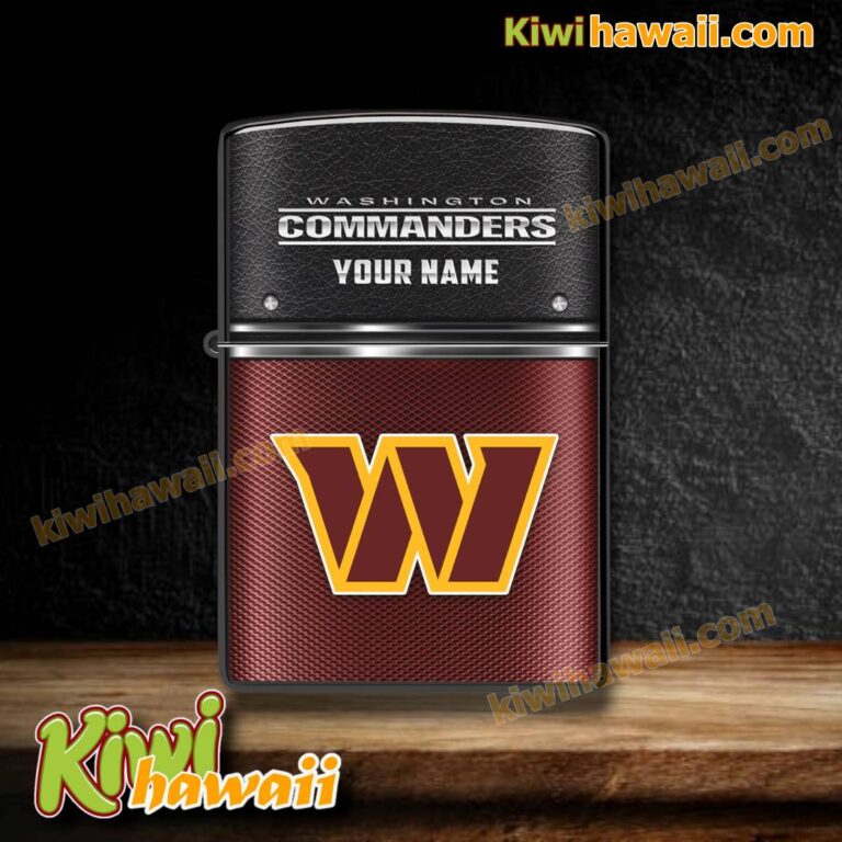 Washington Commanders Logo Personalized Lighter Box wmsMQOW