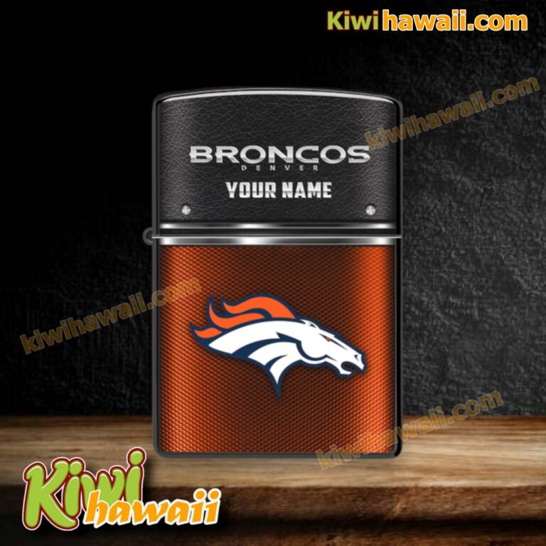 Denver Broncos Logo Personalized Lighter Box 1luV38r