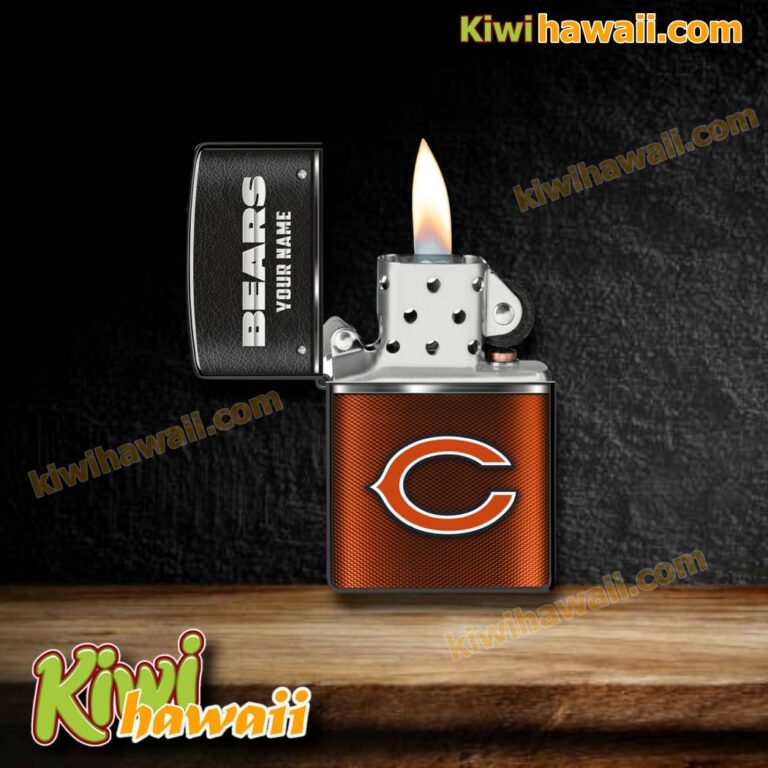 Chicago Bears Logo Personalized Lighter Box qTzfvhM
