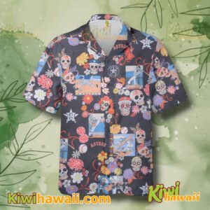 Houston Astros Dia De Los Muertos Hawaiian Shirt SXgBIld