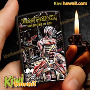 Iron Maiden Somewhere In Time Lighter Box zlWVILQ