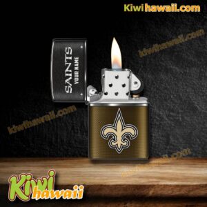 New Orleans Saints Logo Personalized Lighter Box HFqV93m