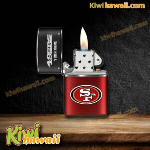 San Francisco 49ers Logo Personalized Lighter Box EJW1LtP