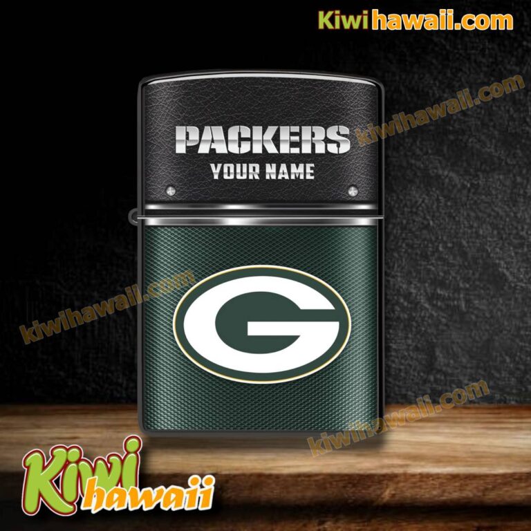 Green Bay Packers Logo Personalized Lighter Box 98ZsgNa