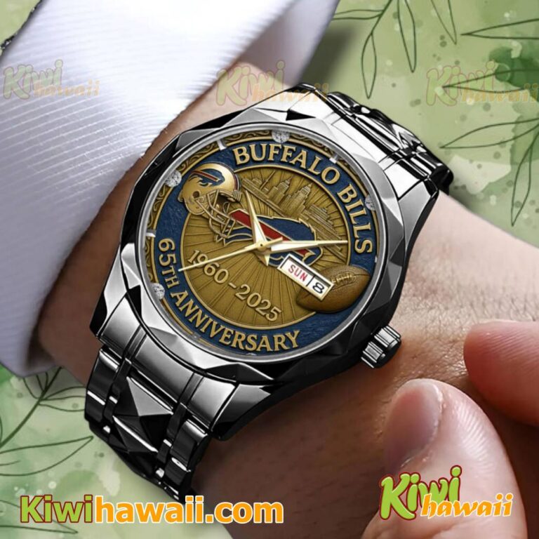 Buffalo Bills 65th Anniversary 1960-2025 Stainless Steel Watch UYMas14