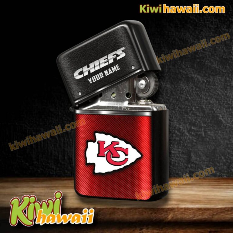 Kansas City Chiefs Logo Personalized Lighter Box 85ng1oY