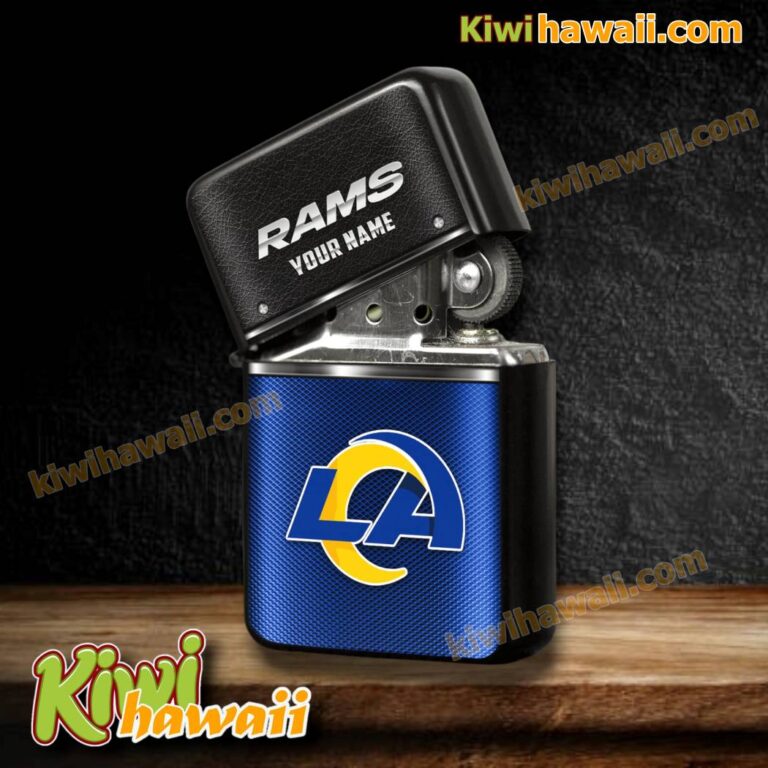 Los Angeles Rams Logo Personalized Lighter Box 2PahnNi