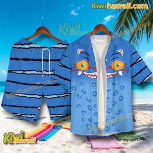 KPop Demon Hunters Derpy Tiger Hawaiian Shirt And Shorts Qu1c9qY