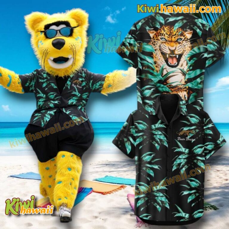Jacksonville Jaguars Duvin Designs Hawaiian Shirt sEdpjHe
